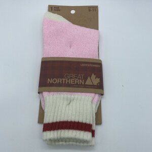Great Northern Gertex Women's Socks Size 9-11 Pink 1 Pair